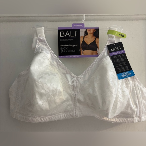 Bali Wirefree Back Smoothing Bra Size 42B (NWT) - Picture 1 of 4